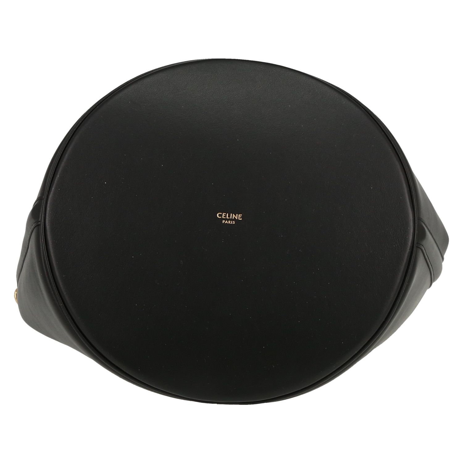 Bolso de mano Celine  Seau 16 en cuero negro - Detail D1