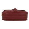 Borsa a tracolla Dior  Bobby modello grande  in pelle martellata bordeaux - Detail D1 thumbnail