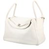 Hermès  Lindy 34 cm handbag  in white togo leather - 00pp thumbnail