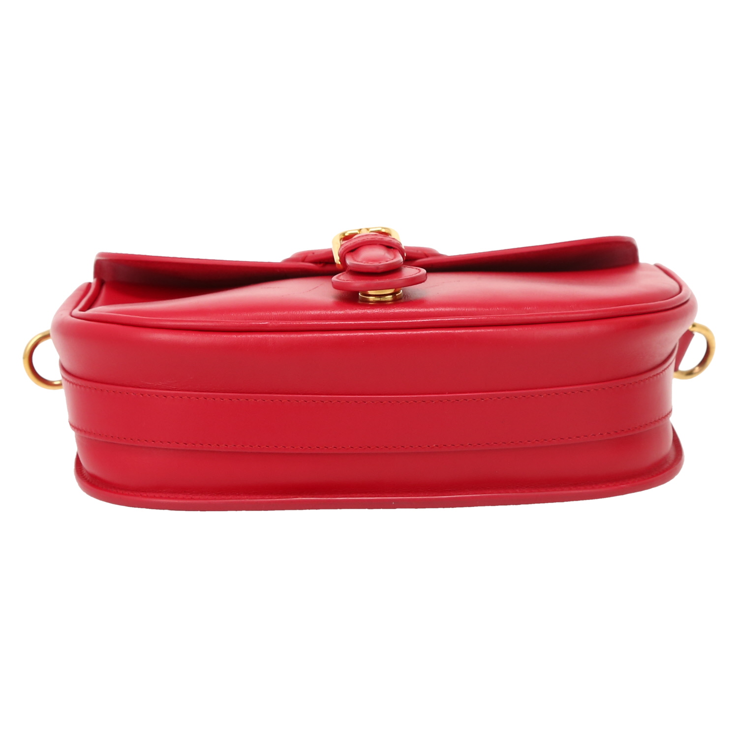 Bolso bandolera Dior  Bobby en cuero rojo - Detail D1