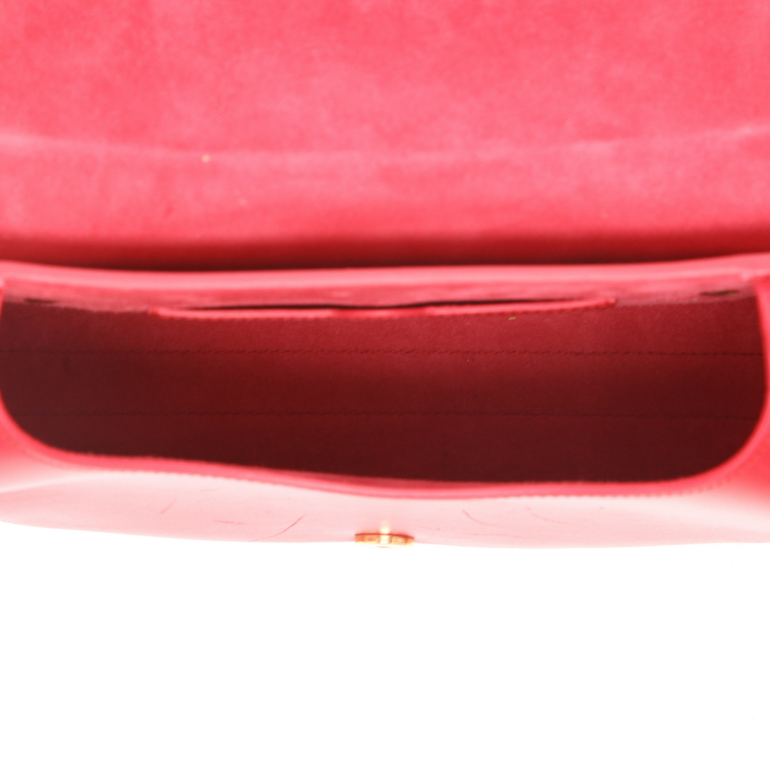 Dior  Bobby shoulder bag  in red leather - Detail D3