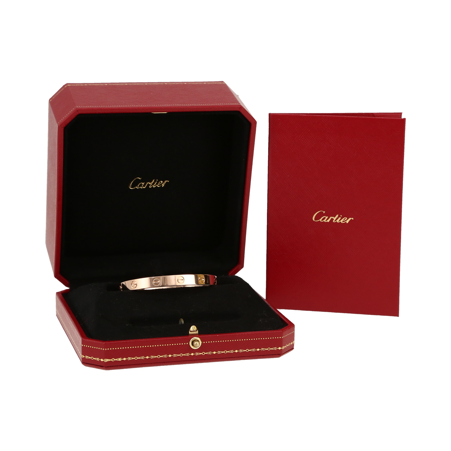 Bracciale Cartier Love in oro rosa - Detail D2