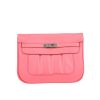 Bolso bandolera Hermès  Berline en cuero swift Rose Lipstick - 360 thumbnail