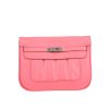 Hermès  Berline shoulder bag  in azalea pink Swift leather - 360 thumbnail
