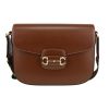 Gucci  1955 Horsebit large model  shoulder bag  in brown leather - 360 thumbnail