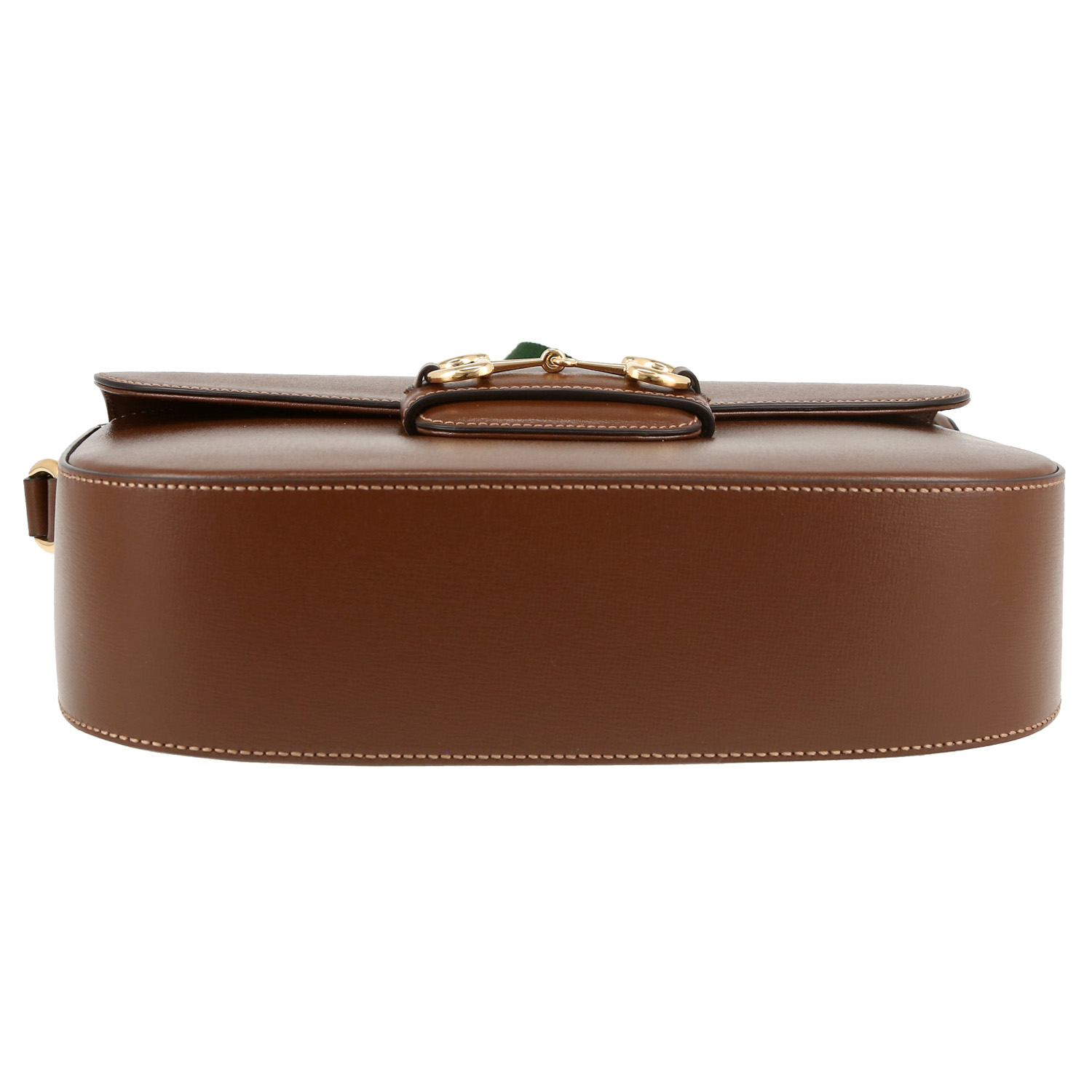 Gucci  1955 Horsebit large model  shoulder bag  in brown leather - Detail D1