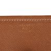 Hermès  Evelyne large model  shoulder bag  in gold Courchevel leather - Detail D2 thumbnail