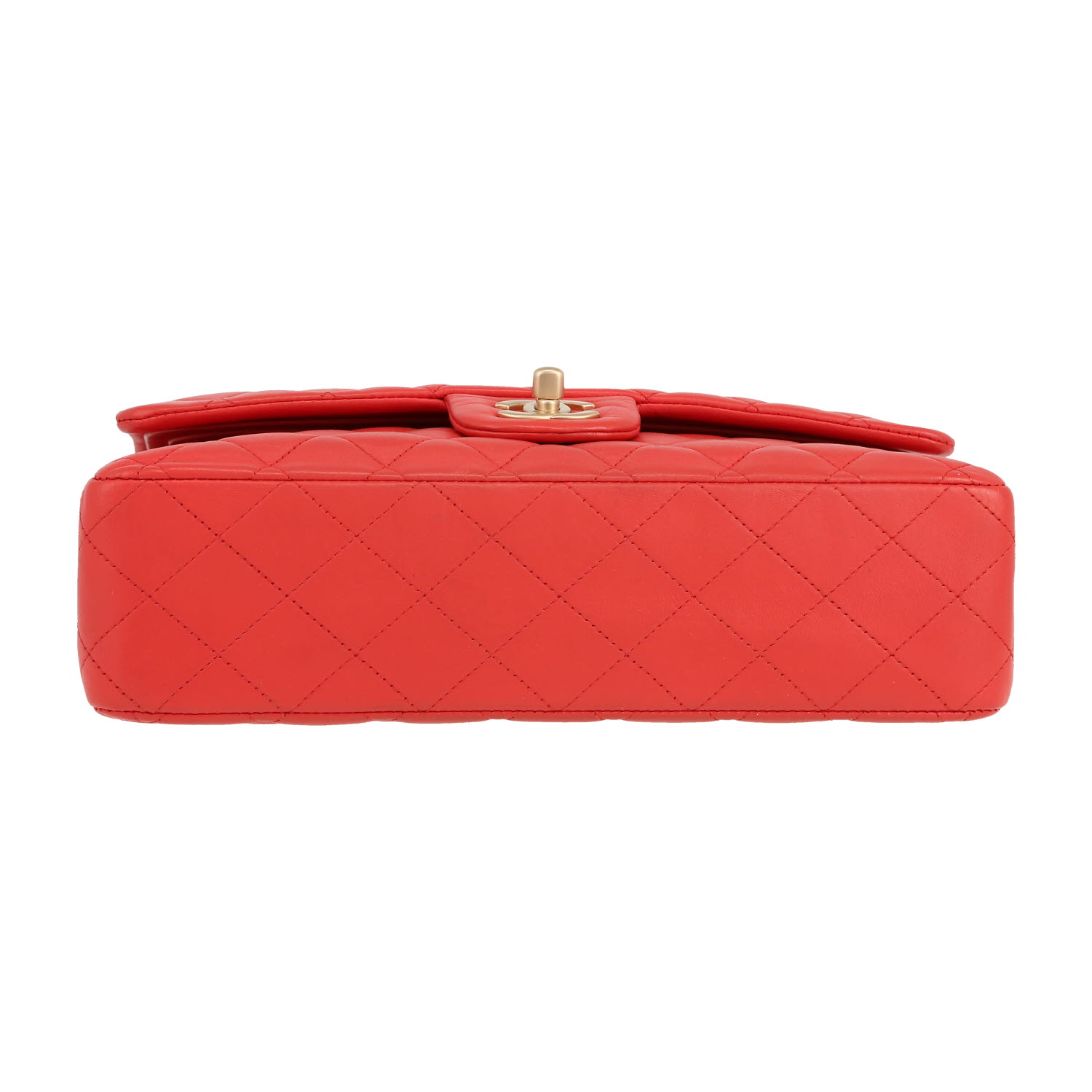 Borsa Chanel  Timeless Classic in pelle trapuntata corallo - Detail D1