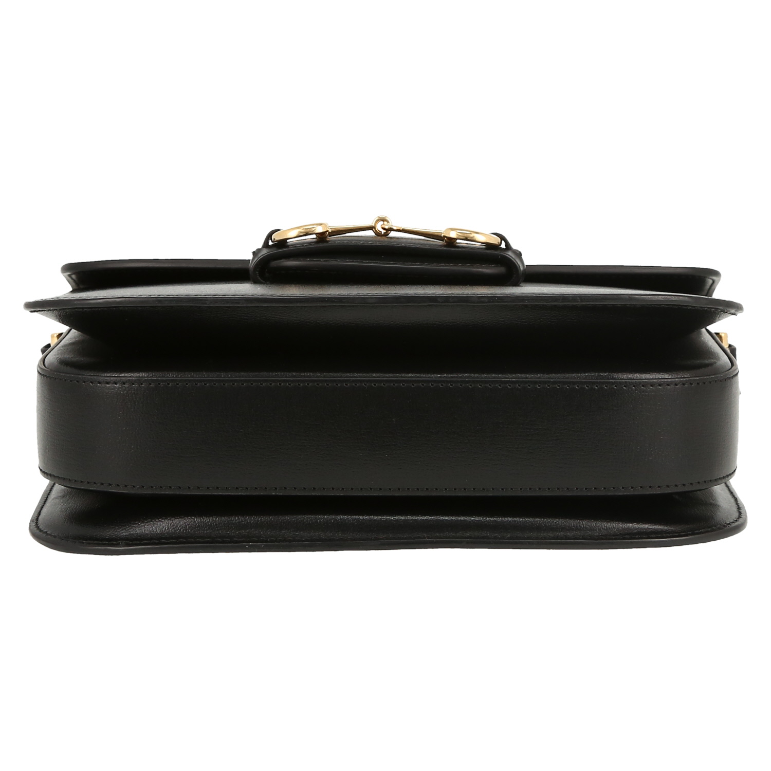 Bolso bandolera Gucci  1955 Horsebit modelo pequeño  en cuero negro - Detail D1