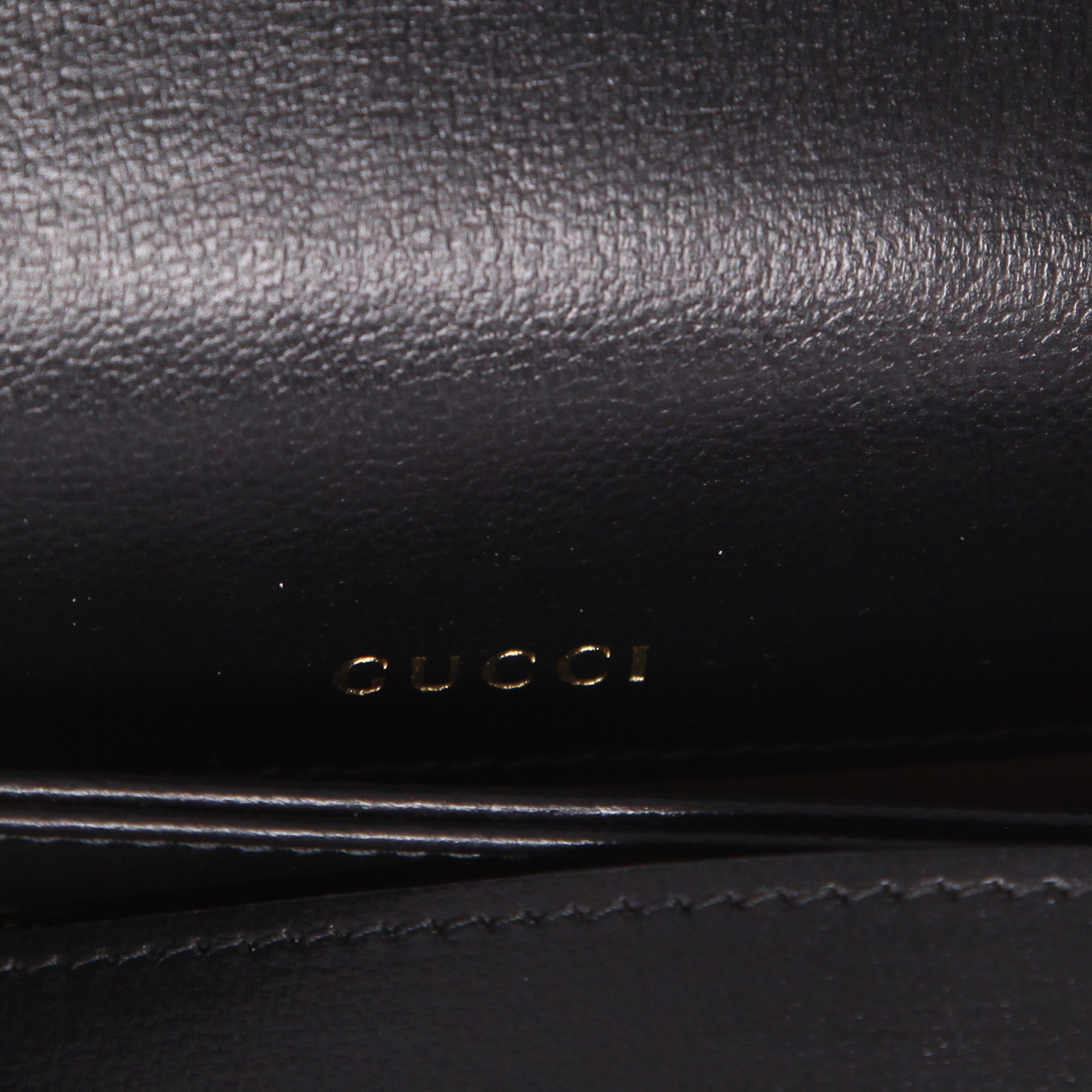 Borsa a tracolla Gucci  1955 Horsebit modello piccolo  in pelle nera - Detail D2