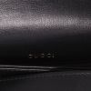 Gucci  1955 Horsebit shoulder bag  in black leather - Detail D2 thumbnail