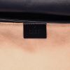 Gucci  1955 Horsebit small model  shoulder bag  in navy blue leather  and bicolor velvet - Detail D2 thumbnail