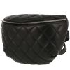 Bolsito-cinturón Chanel  Pochette ceinture en cuero acolchado negro - 00pp thumbnail