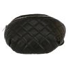 Chanel  Pochette ceinture clutch-belt  in black quilted leather - Detail D1 thumbnail