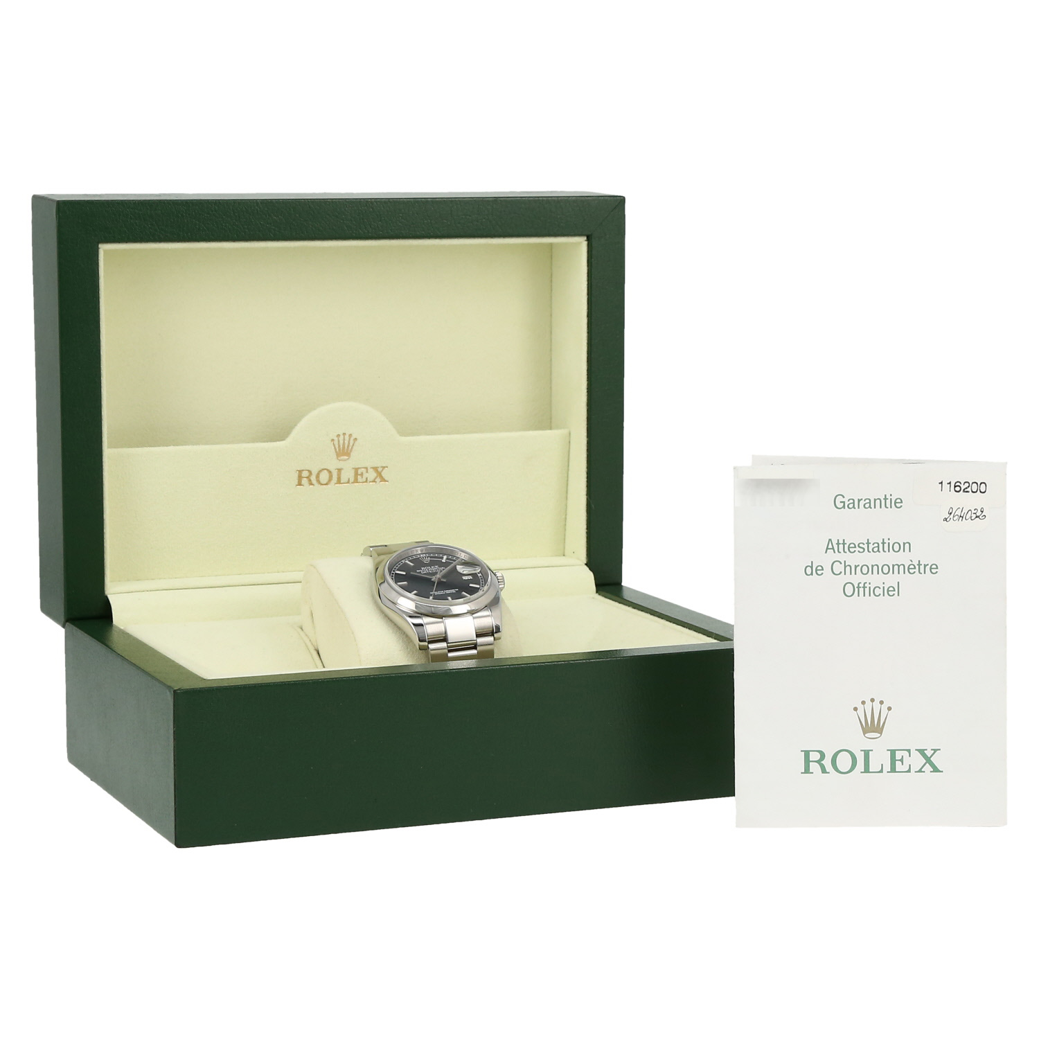 Montre Rolex Datejust en acier Ref: Rolex - 116200  Vers 2006 - Detail D2