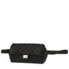 Bolsito-cinturón Chanel  Pochette ceinture en cuero granulado negro - 00pp thumbnail