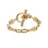 Hermès Chaine d'Ancre medium model bracelet in yellow gold - 00pp thumbnail