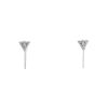 Messika Théa earrings in 14k white gold and diamonds - 00pp thumbnail