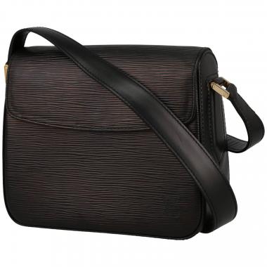 Louis Vuitton  Buci handbag  in black epi leather
