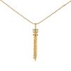 Cartier Panthère necklace in yellow gold, diamonds, onyx and tsavorites - 00pp thumbnail
