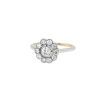 Vintage  ring in white gold, pink gold and diamonds - 00pp thumbnail