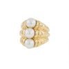 Bulgari  triple ring in yellow gold and pearls - 00pp thumbnail