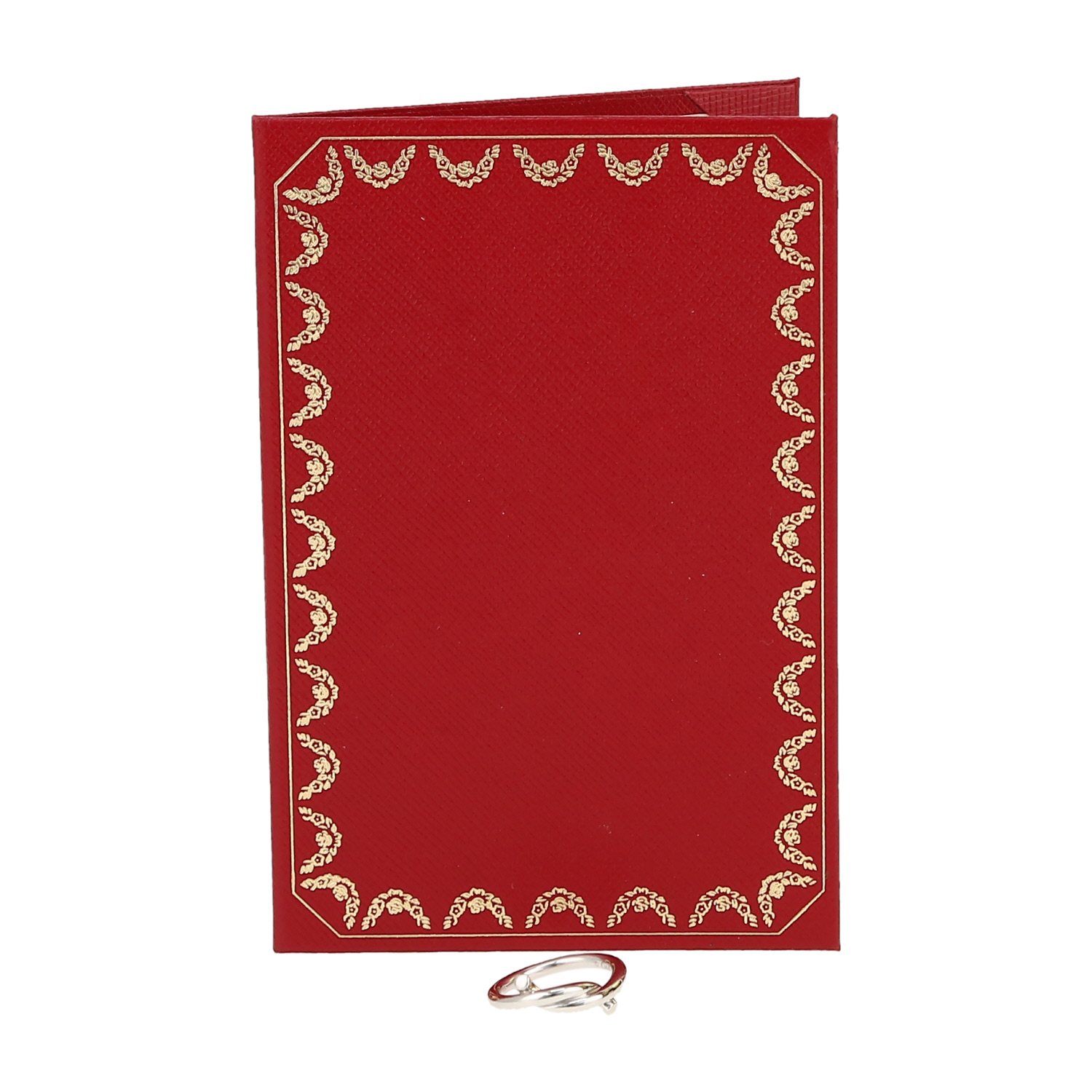 Bague Cartier Entrelacés en or blanc - Detail D2