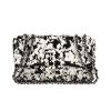 Bolso de mano Chanel  Timeless Classic en lentejuelas negras y blancas - 360 thumbnail