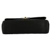 Chanel  Timeless Maxi Jumbo shoulder bag  in black quilted grained leather - Detail D1 thumbnail