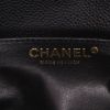Chanel  Timeless Maxi Jumbo shoulder bag  in black quilted grained leather - Detail D2 thumbnail