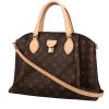 Louis Vuitton  Rivoli handbag  in brown monogram canvas  and natural leather - 00pp thumbnail