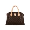 Louis Vuitton  Rivoli handbag  in brown monogram canvas  and natural leather - 360 thumbnail