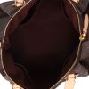 Bolso de mano Louis Vuitton  Rivoli en lona Monogram marrón y cuero natural - Detail D3 thumbnail
