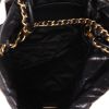 Chanel  22 mini  shopping bag  in black leather - Detail D3 thumbnail
