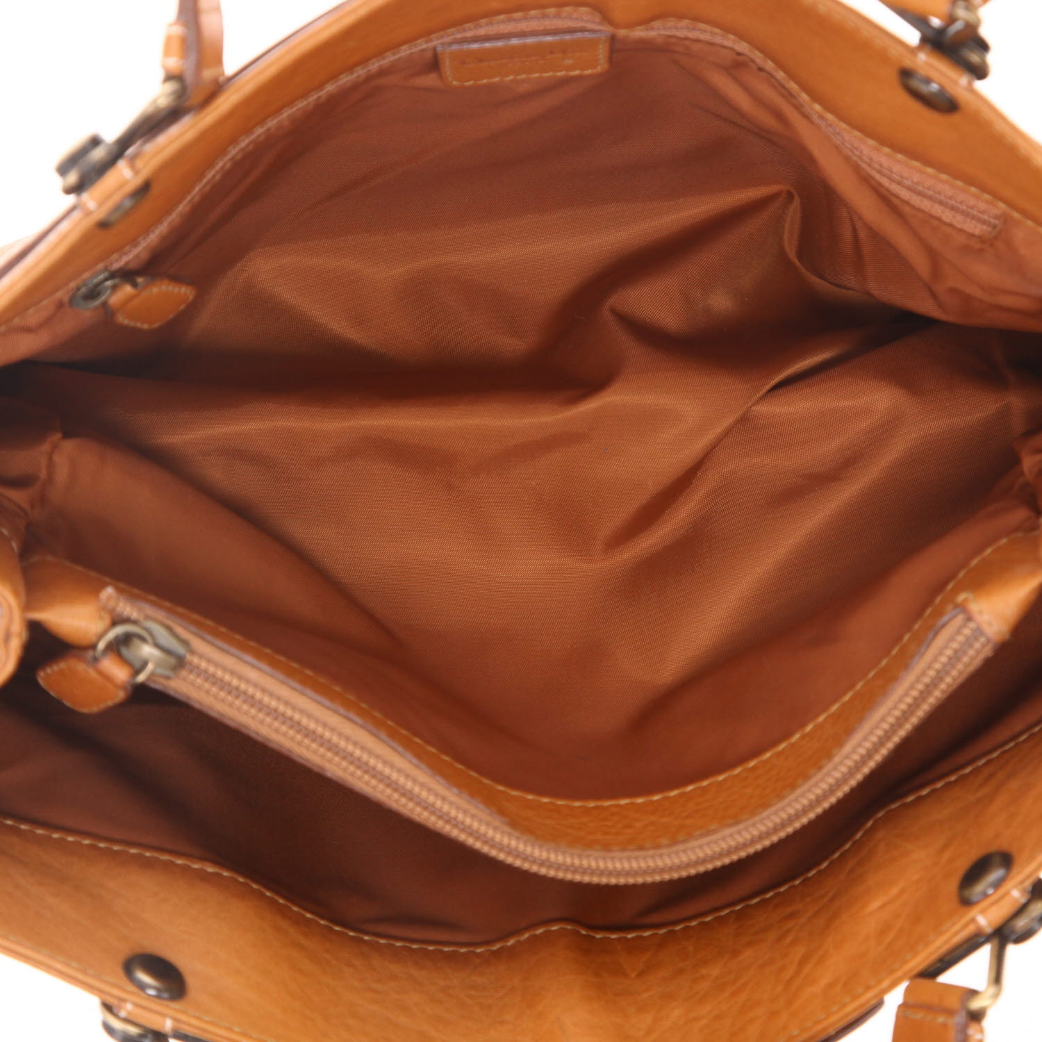 Dior  Jeans Pocket handbag  in brown leather - Detail D3