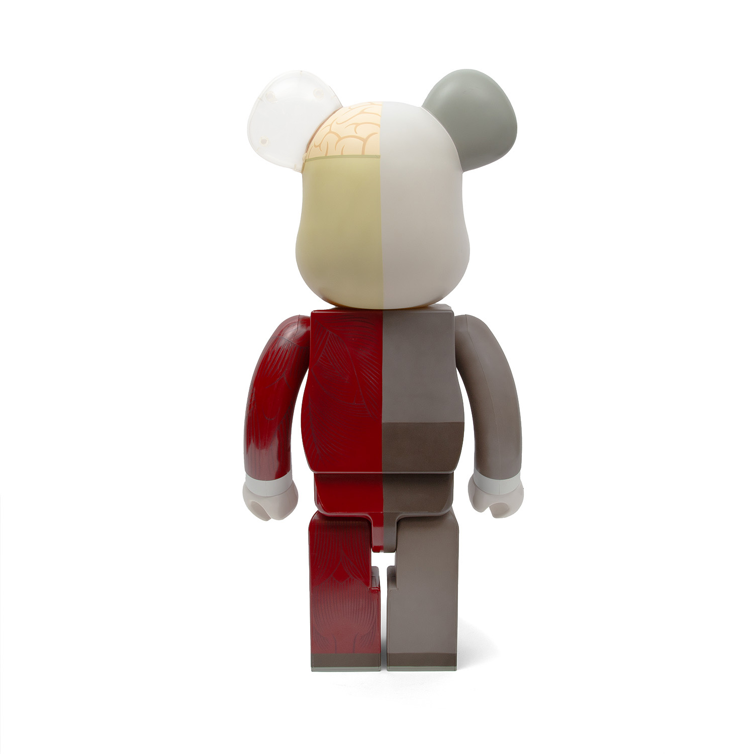 KAWS x MEDICOM, Be@rbrick 1000% - Dissected Companion (Red) - 2008 - Detail D3