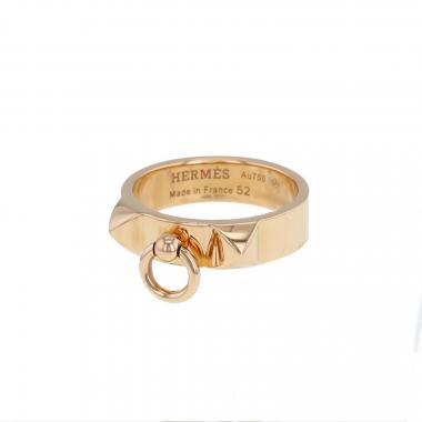 Anello Hermès Collier de chien in oro rosa