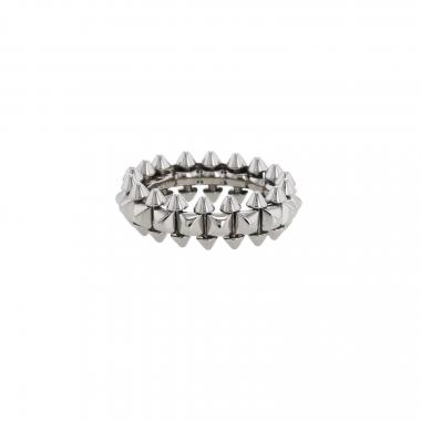 Anello Cartier Clash De Cartier modello medio in Oro bianco non rodiato
