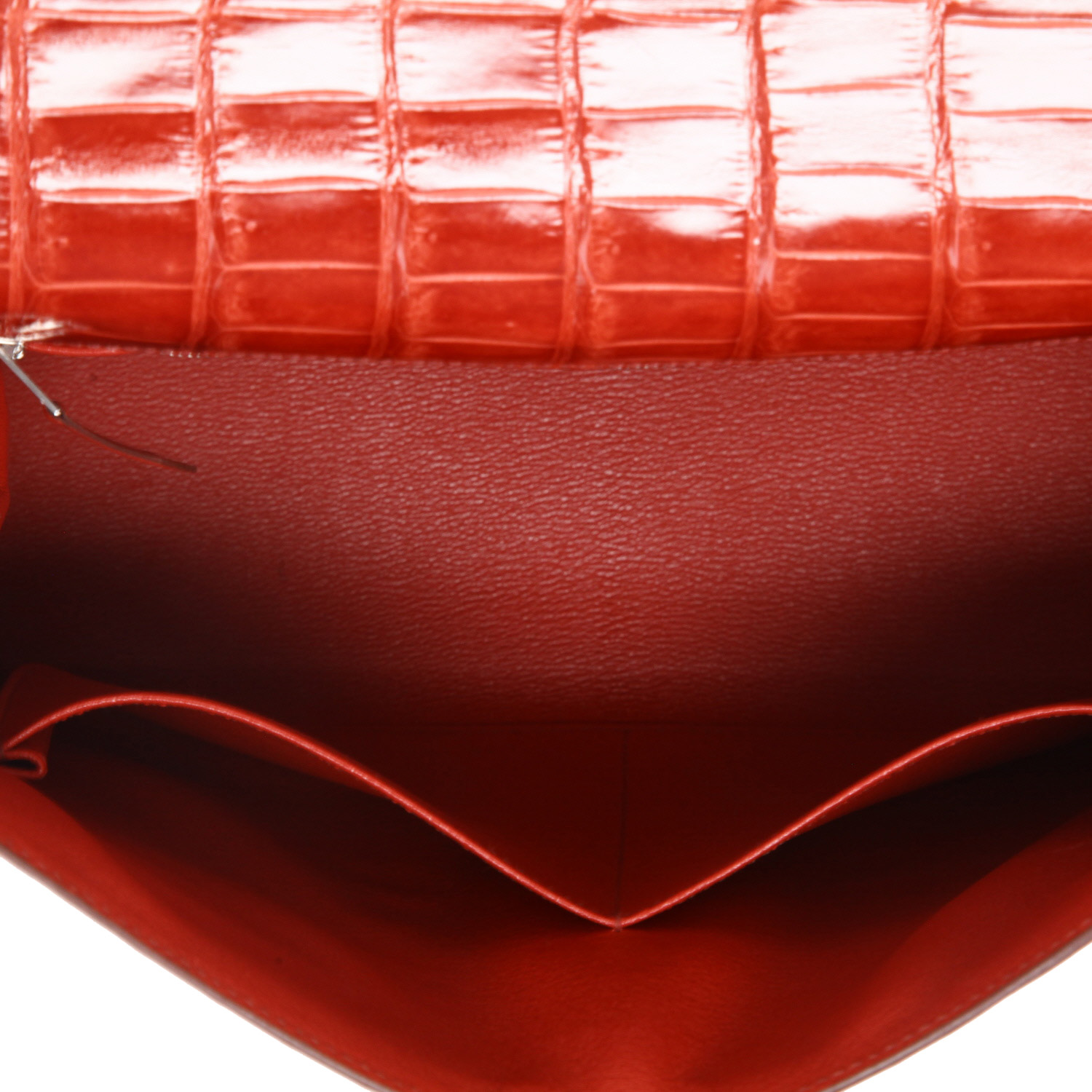 Sac à main Hermès  Kelly 32 cm en crocodile porosus sanguine - Detail D3