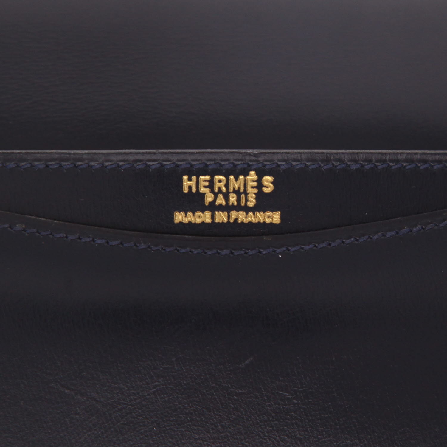 Borsa Hermès  Alcazar in pelle box blu marino - Detail D2