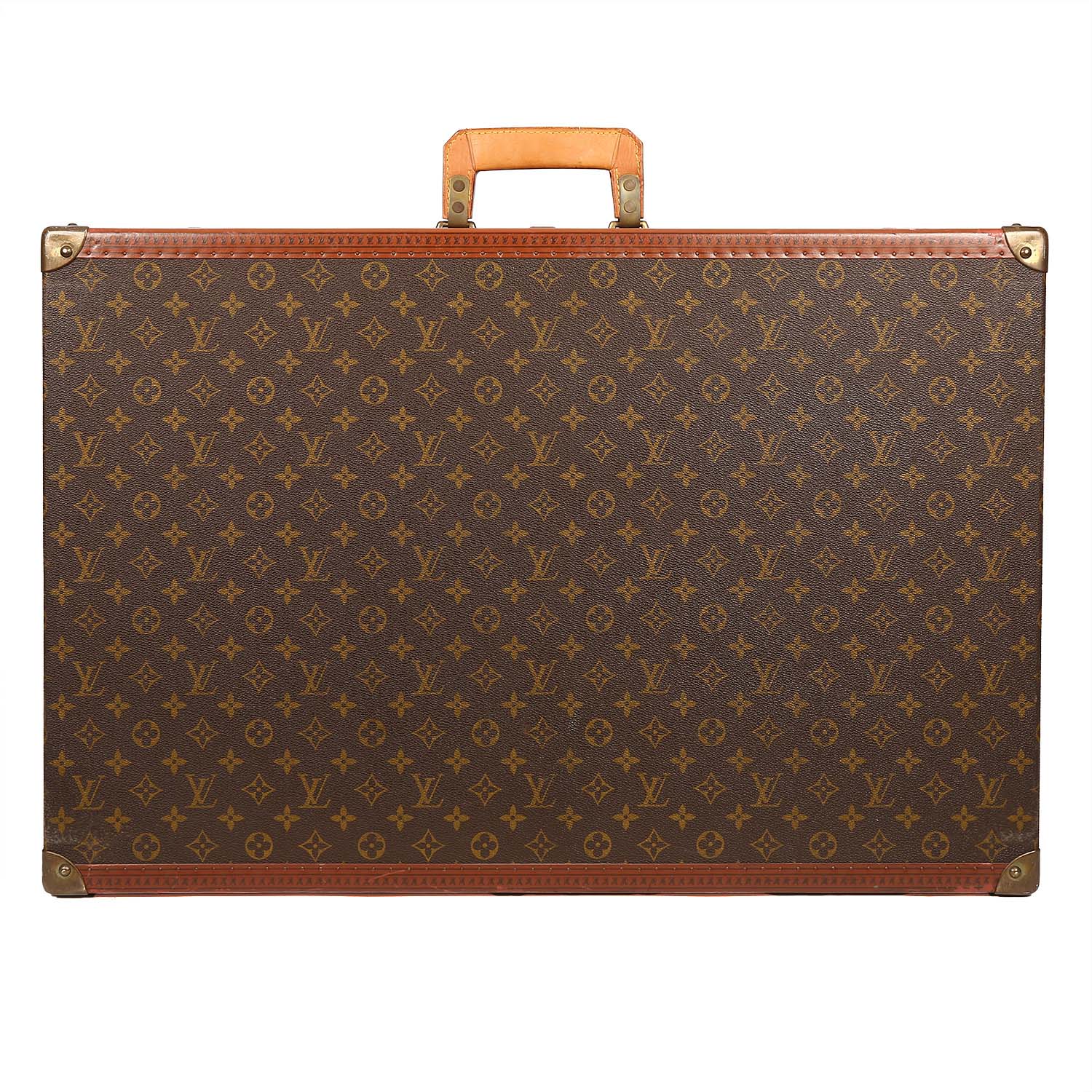 Valigia rigida Louis Vuitton  Bisten in tela monogram cerata marrone e losine - Detail D1