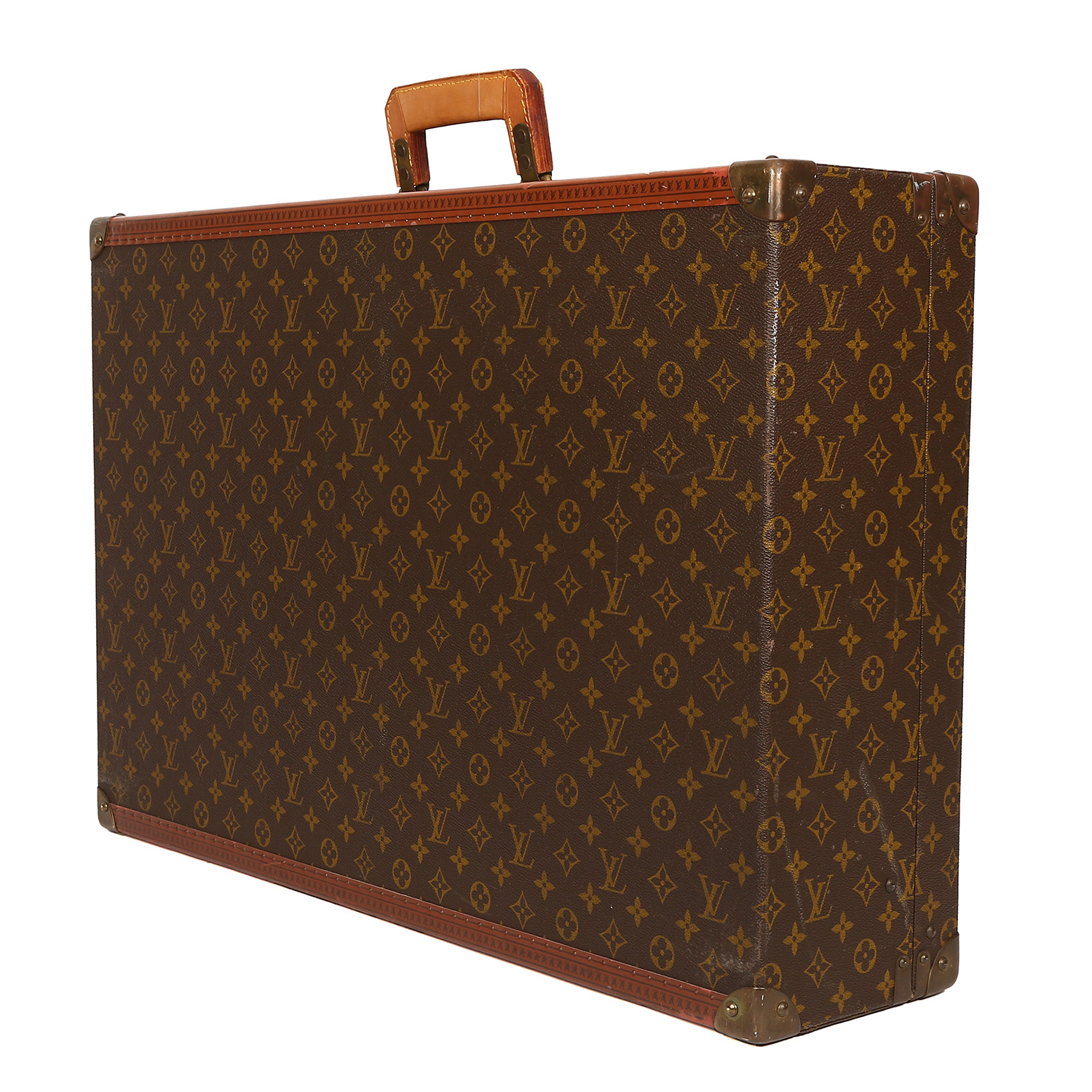 Valigia rigida Louis Vuitton  Bisten in tela monogram cerata marrone e losine - Detail D2