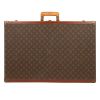 Louis Vuitton  Bisten rigid suitcase  in brown monogram canvas  and lozine (vulcanised fibre) - Detail D5 thumbnail