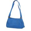 Bottega Veneta   shoulder bag  in blue intrecciato leather - 00pp thumbnail
