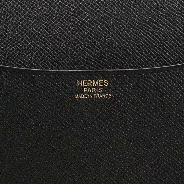 Borsa Hermès  Constance in pelle Epsom nera - Detail D2