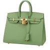 Bolso de mano Hermès  Birkin 25 cm en cuero epsom Vert Criquet - 00pp thumbnail