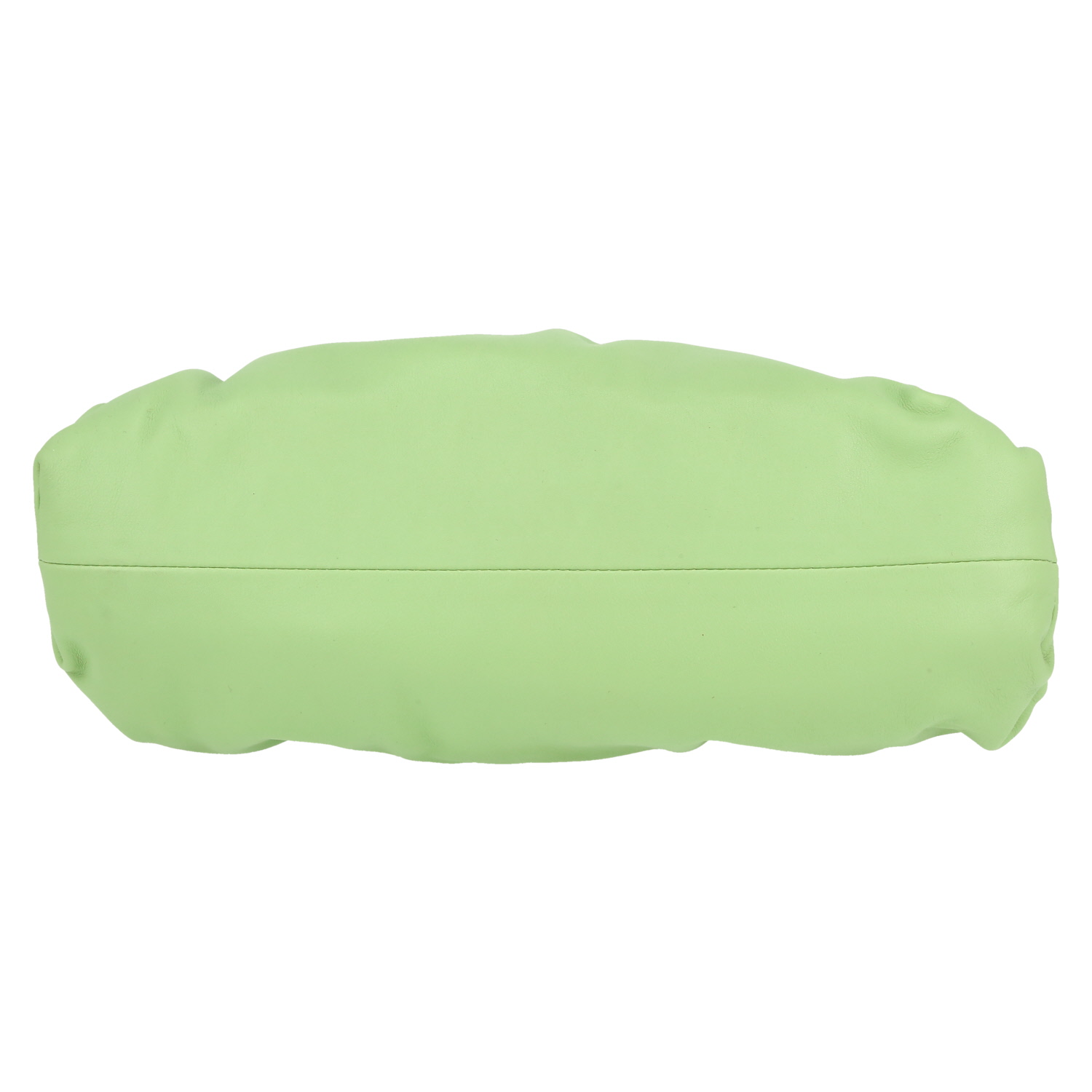 Bottega Veneta  Pouch handbag/clutch  in green Granny leather - Detail D1