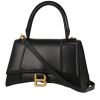 Balenciaga  Hourglass small model  shoulder bag  in black leather - 00pp thumbnail