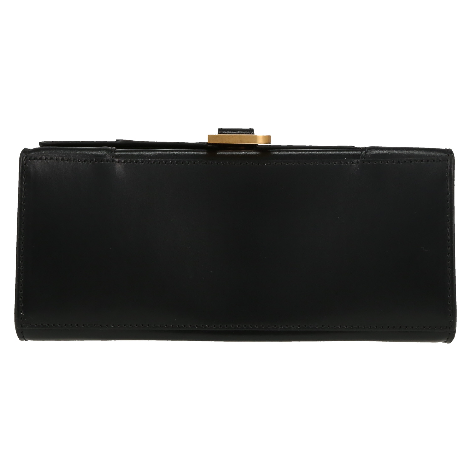 Borsa a tracolla Balenciaga  Hourglass modello piccolo  in pelle nera - Detail D1