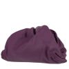 Bottega Veneta  Pouch handbag/clutch  in purple leather - 00pp thumbnail